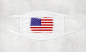 Preview: Behelfsmaske USA Flagge